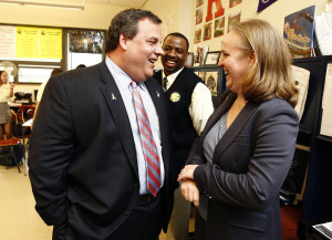 Christie and Anderson, together trying to fire teachers and break their union